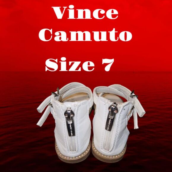 Vince Camuto Girl's Sandals Size 7 White (4493) - Picture 10 of 12